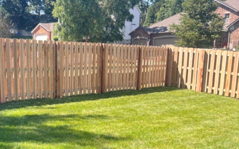 Shadow Box Fence Feature 3-2 Shadow box fence