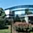 Fence around corporate building
