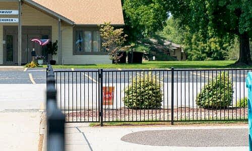 Fence-Deck-Depot-607aluminum-fence-ymca-500 Aluminum fence around YMCA