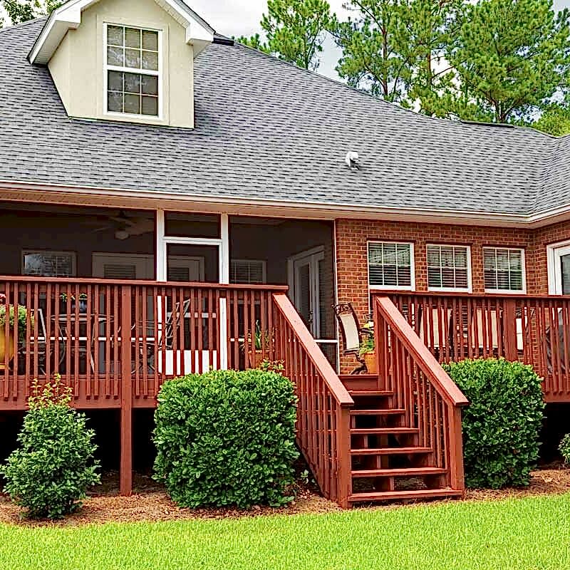 Wood-Deck-Project-800×800 Wood deck with stairs